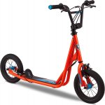 Mongoose Trace Youth Kick Scooter Folding and Non-Folding Design, Regular, Lighted, and Air Filled Wheels, Multiple Colors