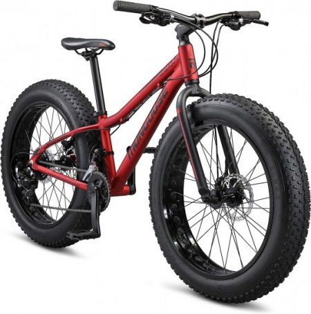 Mongoose Argus ST & Trail Youth/Adult Fat Tire Mountain Bike, 11-19 Inch Aluminum Hardtail Frame, Multiple Colors