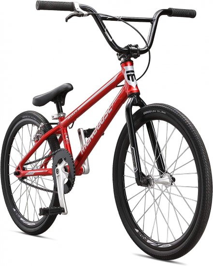 Mongoose Title Junior BMX Race Bike, 20-Inch Wheels, Beginner to Intermediate Riders, Lightweight Aluminum Frame, Internal Cable Routing