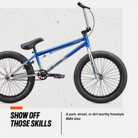 Mongoose Legion Freestyle Youth BMX Bike, Intermediate Level Rider, Steel Frame, 20 Inch Wheels, Boys and Girls