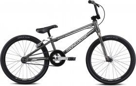 Mongoose Title Expert BMX Race Bike, 20-inch Wheels, Beginner Riders, Lightweight Tectonic T1 Aluminum Frame and Internal Cable Routing, Charcoal