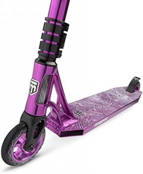Mongoose Rise Youth and Adult Freestyle Stunt Scooter, High Impact 110mm Wheels, Bike-Style Grips, Lightweight Alloy Deck, Multiple Colors
