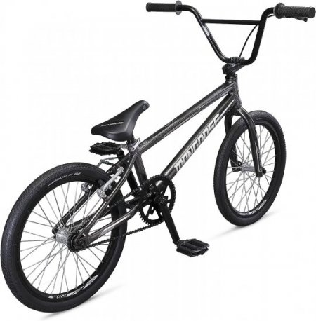 Mongoose Title Pro or Elite BMX Race Bike with 20 or 24-Inch Wheels in Red, Orange, or Black, Beginner or Returning Riders, Featuring Lightweight Tectonic T1 Aluminum Frame and Internal Cable Routing