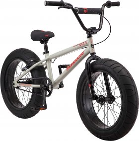 Mongoose Argus MX Kids Fat Tire Mountain Bike, 16-20-Inch Wheels, Single Speed, 3-4.25-Inch Wide Tires, Multiple Colors