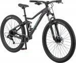 Mongoose Impasse Adult Mountain Bike, Aluminum Frame, Twist Shifters, 21- Speed Rear Deraileur, Front and Rear Disc Brakes