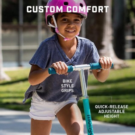 Mongoose Trace Youth Kick Scooter Folding and Non-Folding Design, Regular, Lighted, and Air Filled Wheels, Multiple Colors