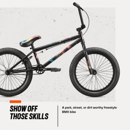 Mongoose Legion Freestyle Youth BMX Bike, Intermediate Level Rider, Steel Frame, 20 Inch Wheels, Boys and Girls