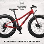 Mongoose Argus ST & Trail Youth/Adult Fat Tire Mountain Bike, 11-19 Inch Aluminum Hardtail Frame, Multiple Colors